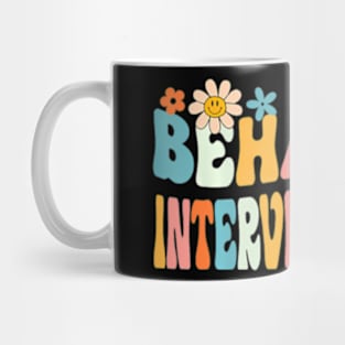 Groovy Behavior Interventionist Back To School Mug